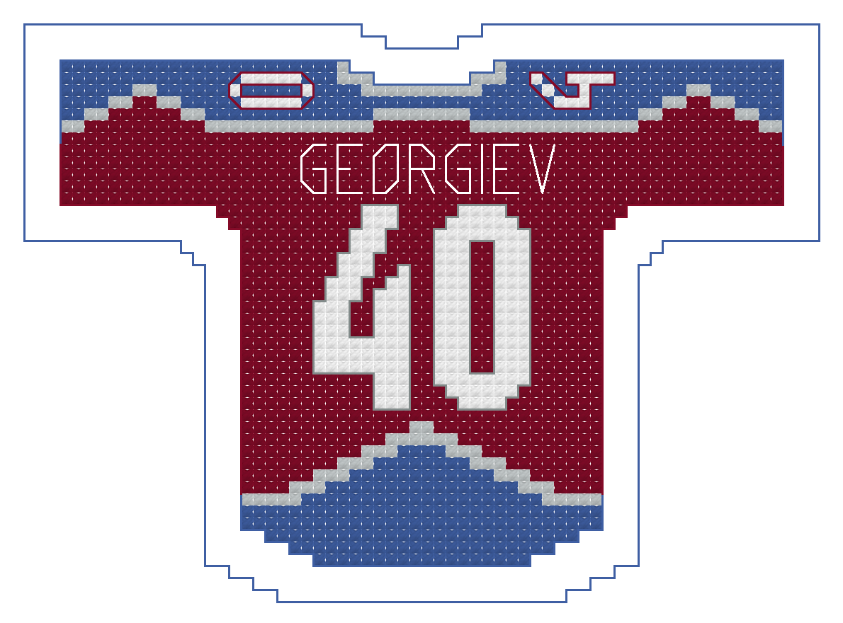 Alexandar Georgiev Colorado Avalanche Home Jersey