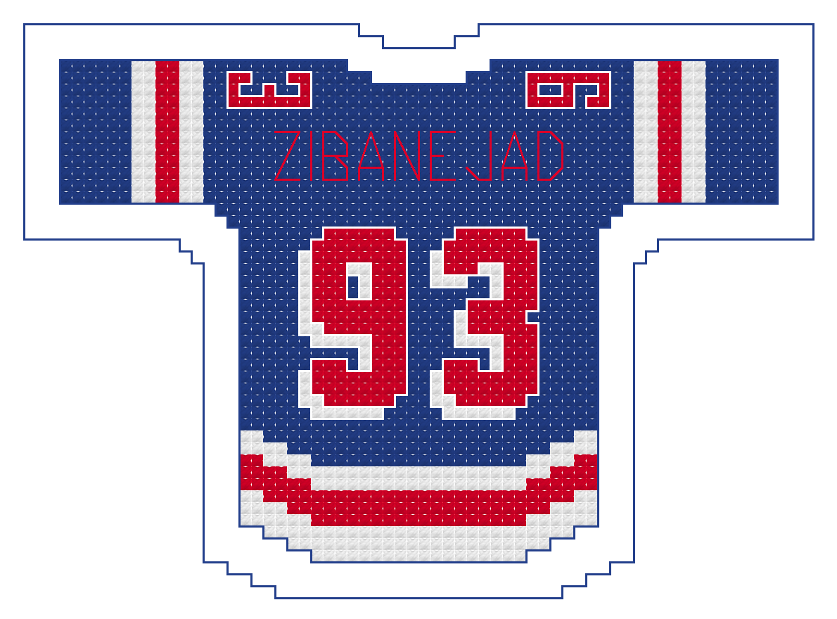 Mika Zibanejad New York Rangers Home Jersey