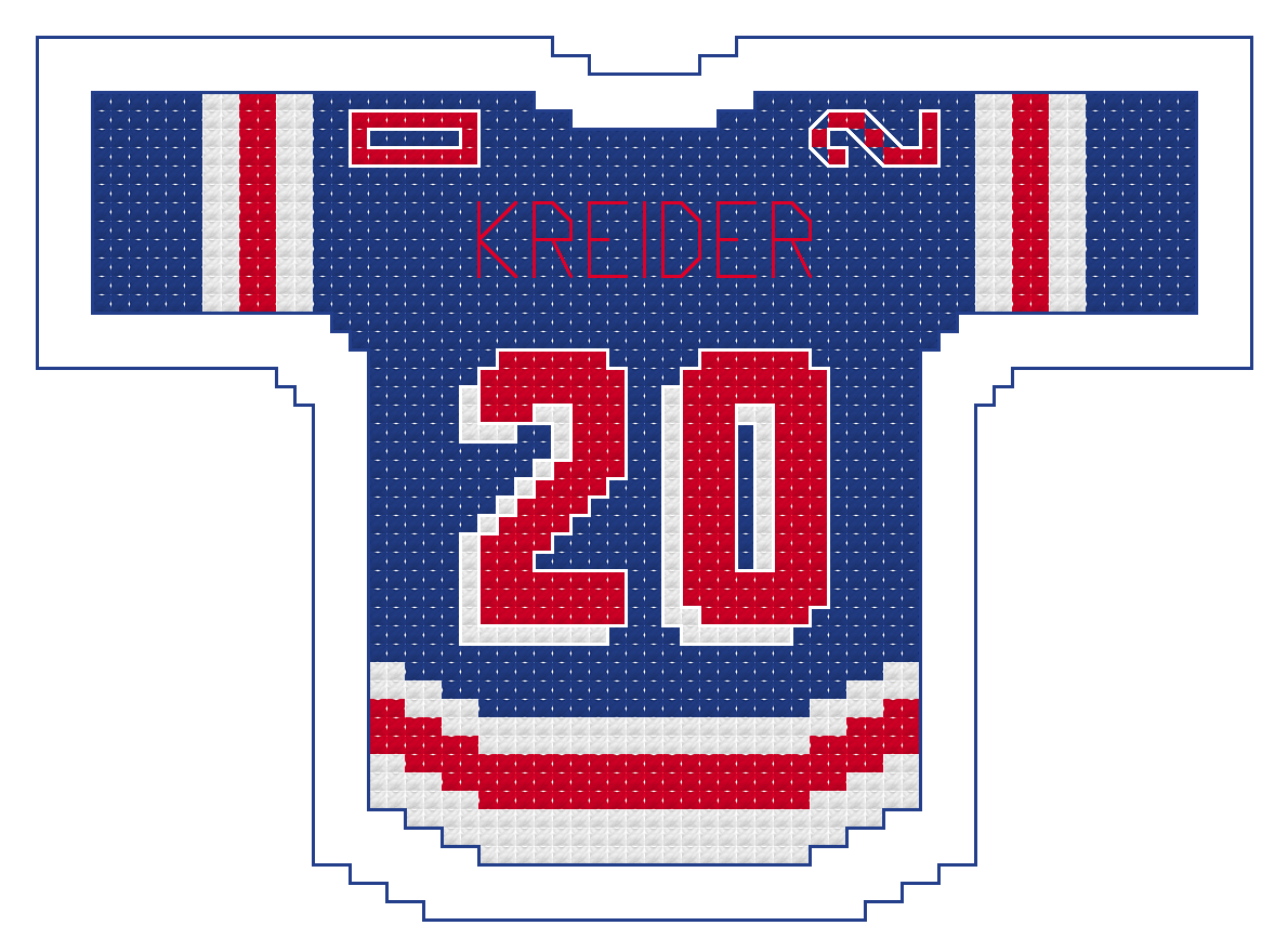 Chris Kreider New York Rangers Home Jersey