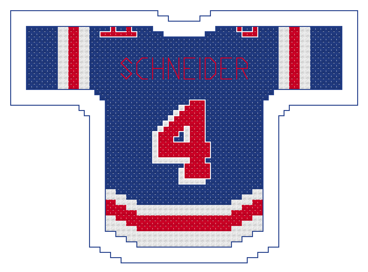 Braden Schneider New York Rangers Home Jersey