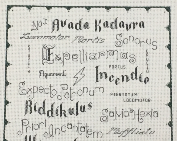 Harry Potter Spells Sampler