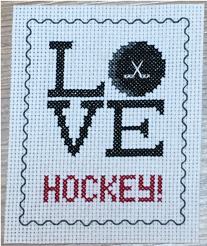 LOVE Hockey Stamp Mini Sampler
