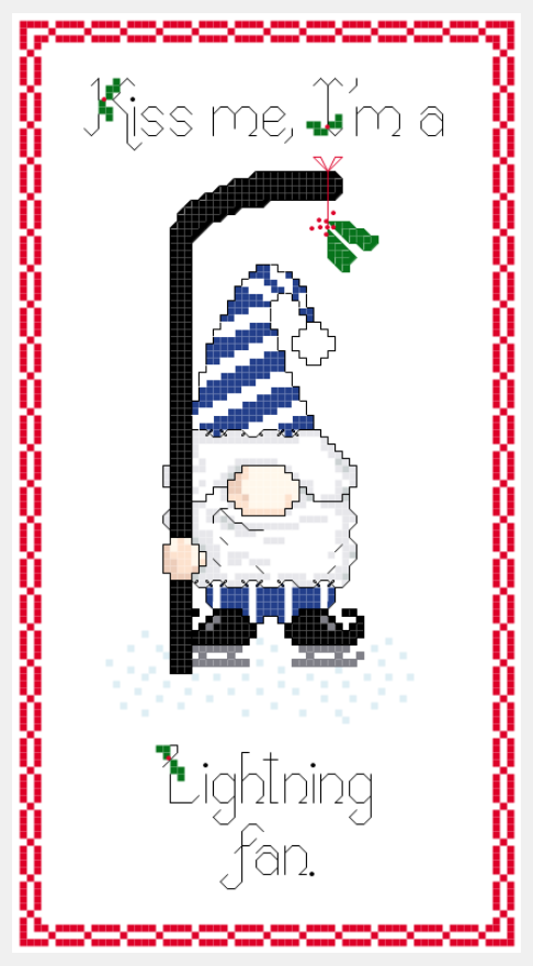 Christmas Gnome ~ Tampa Bay Lightning