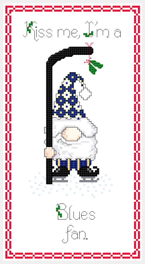 Christmas Gnome ~ St. Louis Blues