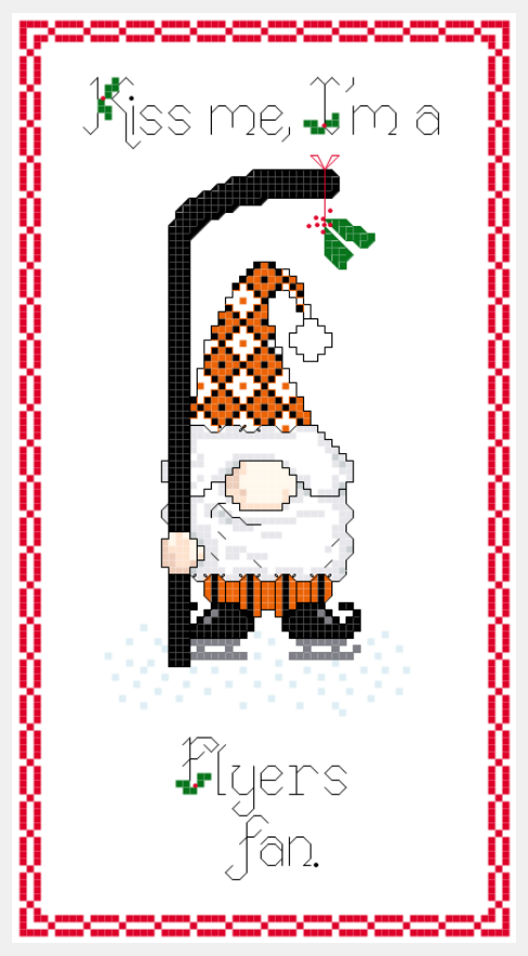 Christmas Gnome ~ Philadelphia Flyers