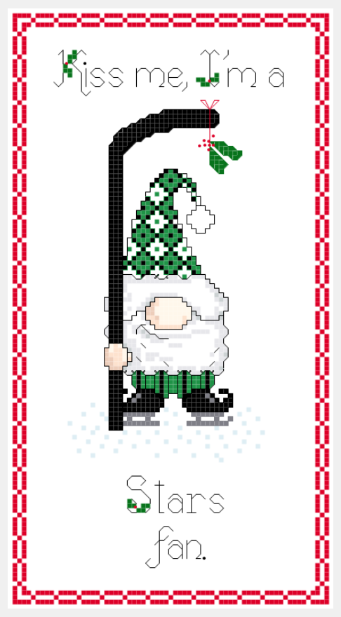 Christmas Gnome ~ Dallas Stars