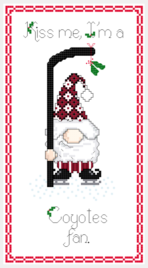 Christmas Gnome ~ Arizona Coyotes