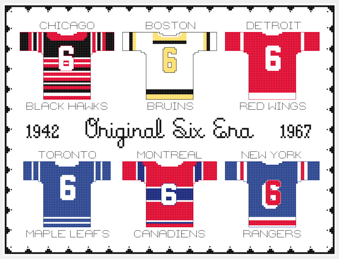 NHL ~ The Original Six Era 1942 - 1967