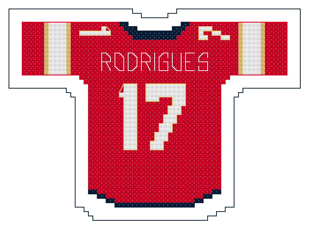 Evan Rodrigues Florida Panthers Home Jersey