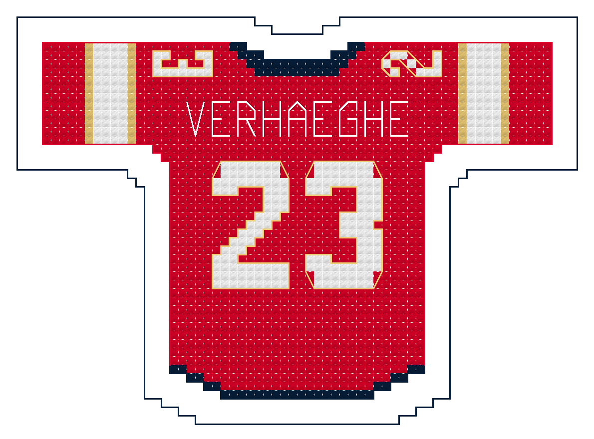 Carter Verhaeghe Florida Panther Home Jersey