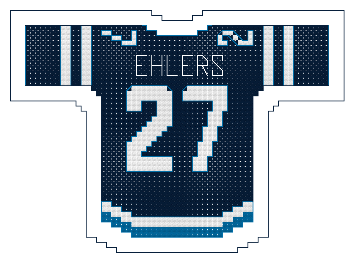 Nikolaj Ehlers Winnipeg Jets Home Jersey