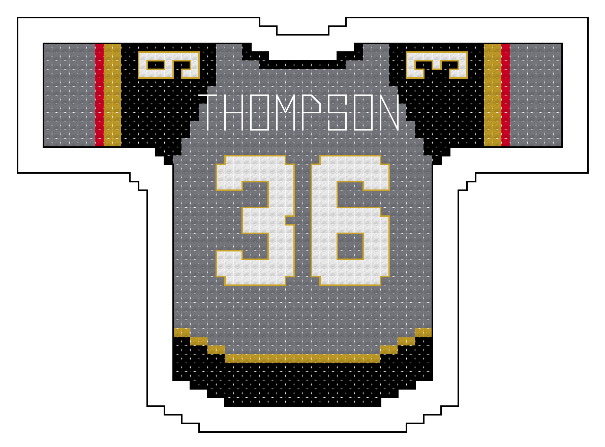 Logan Thompson Vegas Golden Knights Home Jersey