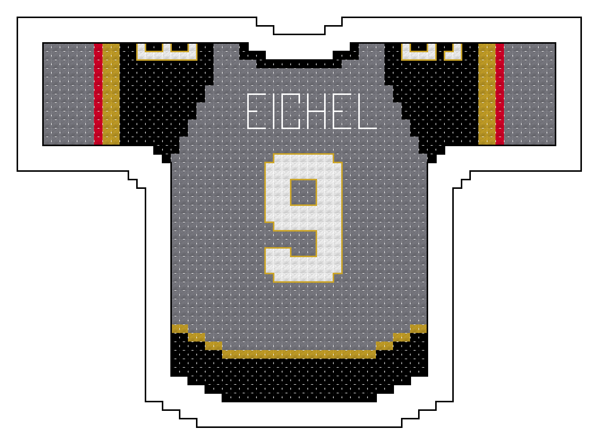 Jack Eichel Vegas Golden Knights Home Jersey